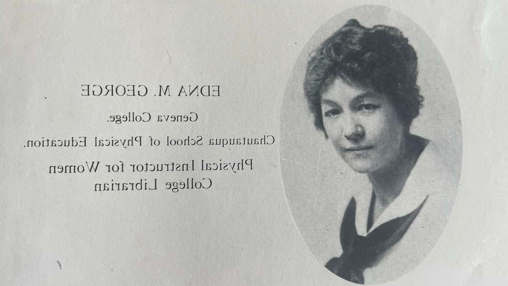 The Founding Mother of Geneva College Women's Athletics